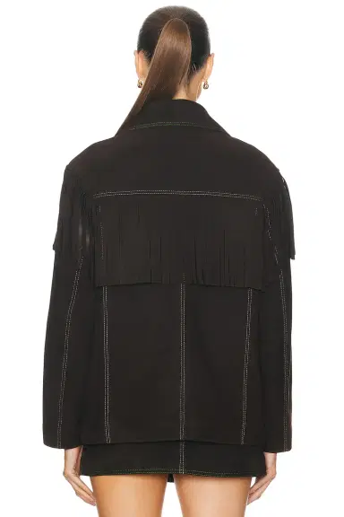 SIEDRÉS For FWRD Suede Fringe Jacket | Thumbnail 5 SIEDRÉS For FWRD Suede Fringe Jacket | Thumbnail 5