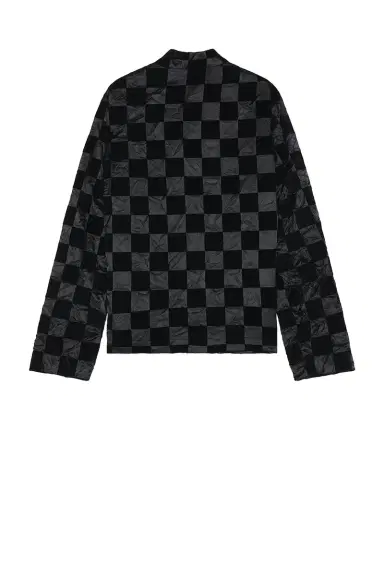 COMME des GARCONS BLACK Checkered Flock Jacket | Thumbnail 2 COMME des GARCONS BLACK Checkered Flock Jacket | Thumbnail 2
