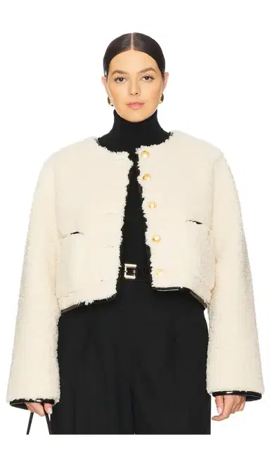 L'Academie Pauchet Reversible Faux Sherpa Jacket | Thumbnail 2 L'Academie Pauchet Reversible Faux Sherpa Jacket | Thumbnail 2