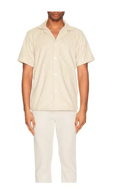 OAS Beige Machu Cuba Terry Shirt | Thumbnail 3 OAS Beige Machu Cuba Terry Shirt | Thumbnail 3