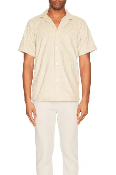 OAS Beige Machu Cuba Terry Shirt | Thumbnail 1 OAS Beige Machu Cuba Terry Shirt | Thumbnail 1