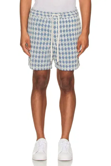OAS Navy Diamond Terry Shorts | Thumbnail 1 OAS Navy Diamond Terry Shorts | Thumbnail 1