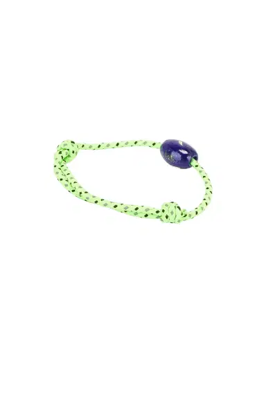 DEZSO BY SARA BELTRÁN Cowry Bead Baguette Blue Sapphire Surf Cord Bracelet | Thumbnail 2 DEZSO BY SARA BELTRÁN Cowry Bead Baguette Blue Sapphire Surf Cord Bracelet | Thumbnail 2