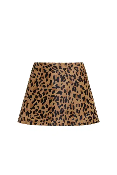 Alaïa Leopard Print Mini Skirt | Thumbnail 1 Alaïa Leopard Print Mini Skirt | Thumbnail 1