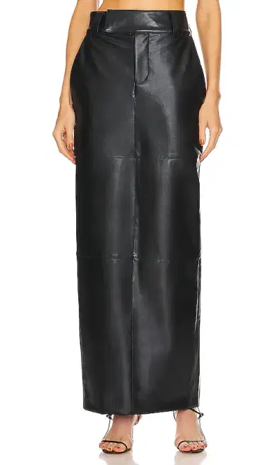 Helsa Waterbased Faux Leather Midi Skirt | Thumbnail 5 Helsa Waterbased Faux Leather Midi Skirt | Thumbnail 5