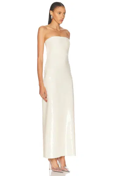 SEV Sequin Strapless Midi Dress | Thumbnail 2 SEV Sequin Strapless Midi Dress | Thumbnail 2