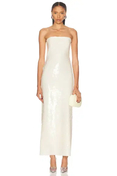 SEV Sequin Strapless Midi Dress | Thumbnail 1 SEV Sequin Strapless Midi Dress | Thumbnail 1