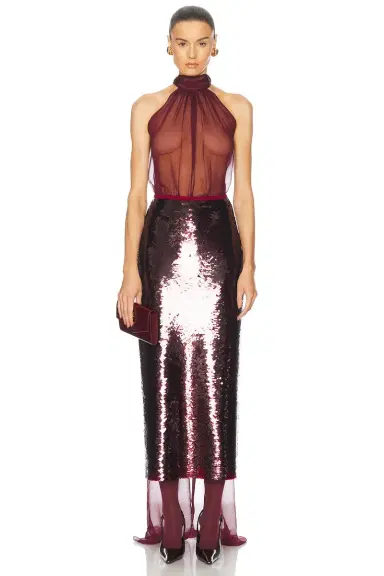 SEV Sequin Midi Skirt | Thumbnail 5 SEV Sequin Midi Skirt | Thumbnail 5
