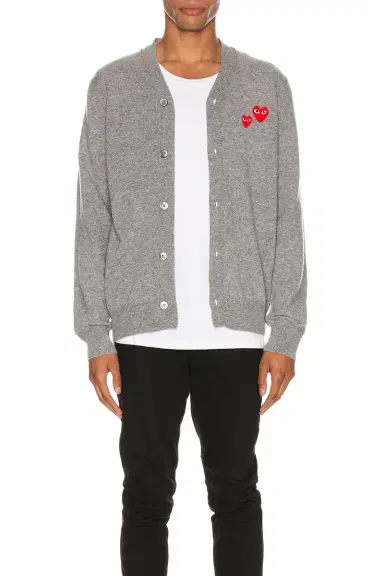 COMME des GARCONS PLAY Multiheart Cardigan | Thumbnail 1 COMME des GARCONS PLAY Multiheart Cardigan | Thumbnail 1