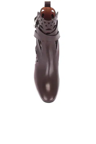 ALAÏA Perforated Ankle Boot | Thumbnail 4 ALAÏA Perforated Ankle Boot | Thumbnail 4