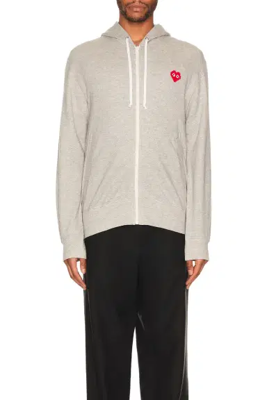 Comme des Garçons PLAY Invader Hooded Sweatshirt | Thumbnail 4 Comme des Garçons PLAY Invader Hooded Sweatshirt | Thumbnail 4