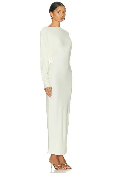 Helsa Matte Jersey Open Back Dress | Thumbnail 2 Helsa Matte Jersey Open Back Dress | Thumbnail 2