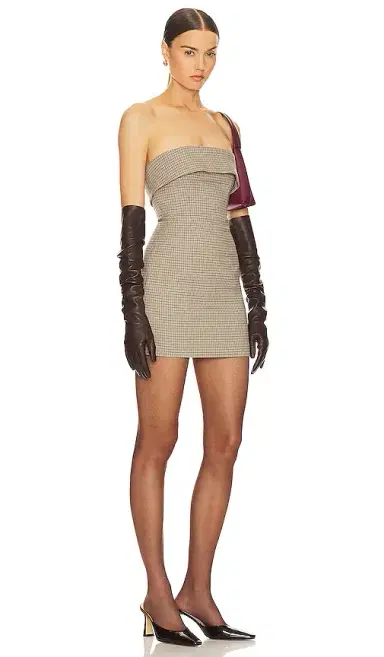 Helsa Plaid Mini Suit Dress | Thumbnail 5 Helsa Plaid Mini Suit Dress | Thumbnail 5