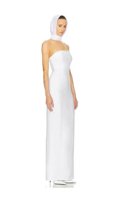 Helsa Linen Strapless Maxi Dress | Thumbnail 2 Helsa Linen Strapless Maxi Dress | Thumbnail 2