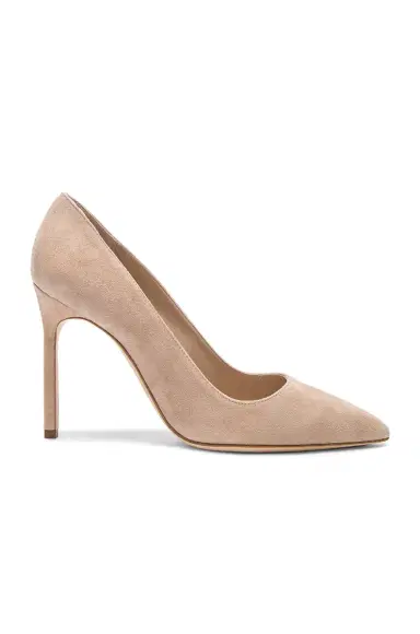 Manolo Blahnik BB 105 Suede Pumps | Thumbnail 1 Manolo Blahnik BB 105 Suede Pumps | Thumbnail 1