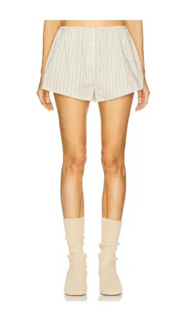 Helsa Pinstripe Poplin House Short | Thumbnail 1 Helsa Pinstripe Poplin House Short | Thumbnail 1