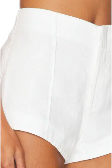Helsa Washed Linen Micro Short | Thumbnail 6 Helsa Washed Linen Micro Short | Thumbnail 6