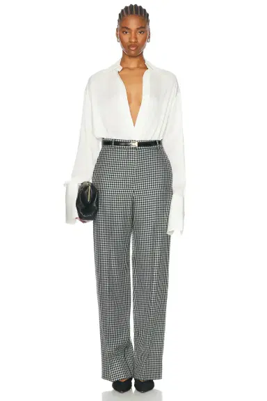 Stella McCartney Checked Loose Pant | Thumbnail 5 Stella McCartney Checked Loose Pant | Thumbnail 5