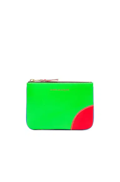 Comme des Garçons Super Fluo Small Pouch | Thumbnail 1 Comme des Garçons Super Fluo Small Pouch | Thumbnail 1
