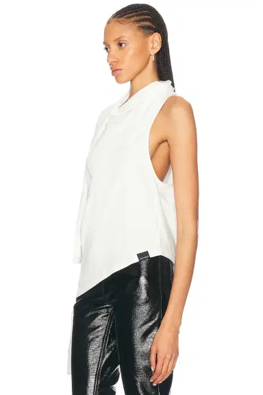 Courreges Off Shoulder Tee | Thumbnail 3 Courreges Off Shoulder Tee | Thumbnail 3