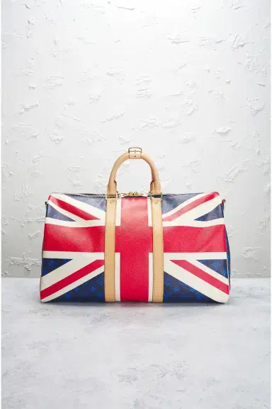 Louis Vuitton Union Jack Royal Wedding Keepall Bandouliere 45 Handbag | Thumbnail 5 Louis Vuitton Union Jack Royal Wedding Keepall Bandouliere 45 Handbag | Thumbnail 5