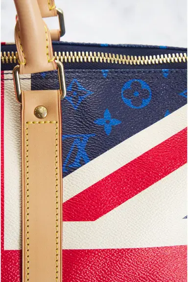 Louis Vuitton Union Jack Royal Wedding Keepall Bandouliere 45 Handbag | Thumbnail 8 Louis Vuitton Union Jack Royal Wedding Keepall Bandouliere 45 Handbag | Thumbnail 8
