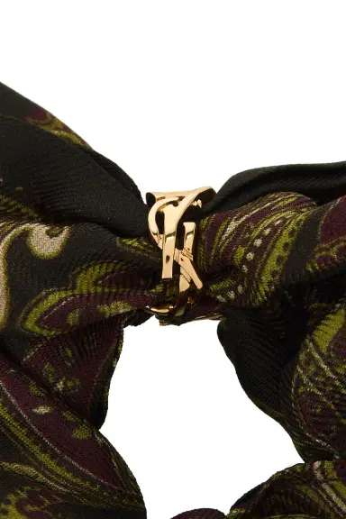 Saint Laurent Scrunchie | Thumbnail 3 Saint Laurent Scrunchie | Thumbnail 3