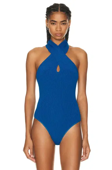 Alaïa Halter Bodysuit Top | Thumbnail 2 Alaïa Halter Bodysuit Top | Thumbnail 2
