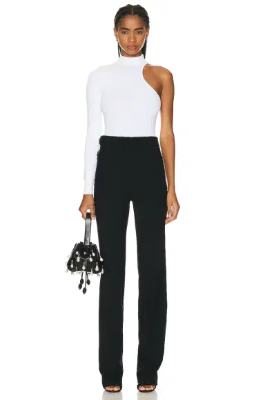 Alaïa Cut Out Long Sleeve Bodysuit | Thumbnail 6 Alaïa Cut Out Long Sleeve Bodysuit | Thumbnail 6