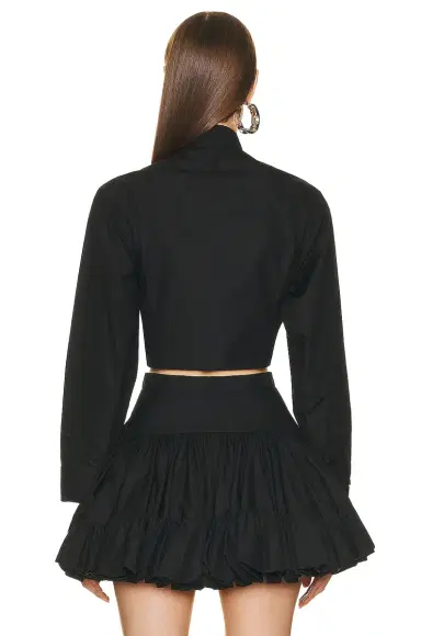 ALAÏA Cropped Shirt | Thumbnail 3 ALAÏA Cropped Shirt | Thumbnail 3