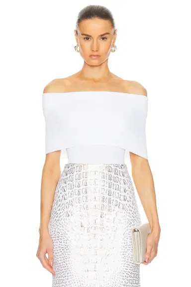 ALAÏA O-shoulder Bodysuit | Thumbnail 1 ALAÏA O-shoulder Bodysuit | Thumbnail 1
