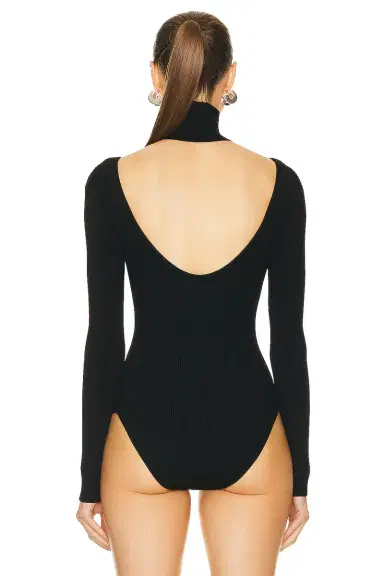 Alaïa Cut Out Bodysuit Top | Thumbnail 4 Alaïa Cut Out Bodysuit Top | Thumbnail 4