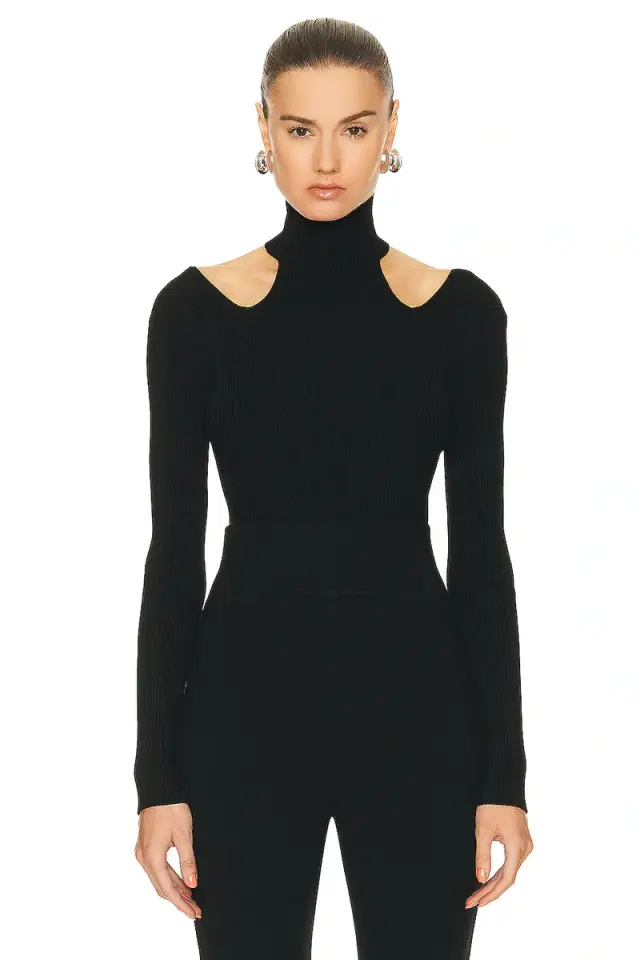 Cut Out Bodysuit Top Cut Out Bodysuit Top