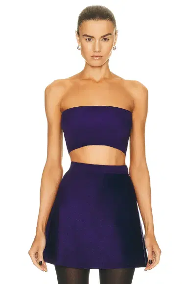 Alaïa Velvet Bandeau Top | Thumbnail 1 Alaïa Velvet Bandeau Top | Thumbnail 1
