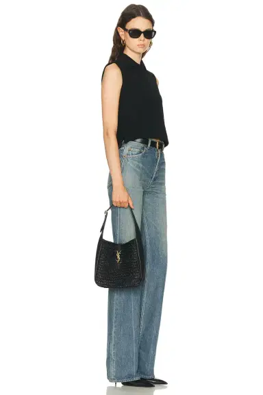 Saint Laurent Small Le 5 A 7 Hobo Bag | Thumbnail 2 Saint Laurent Small Le 5 A 7 Hobo Bag | Thumbnail 2