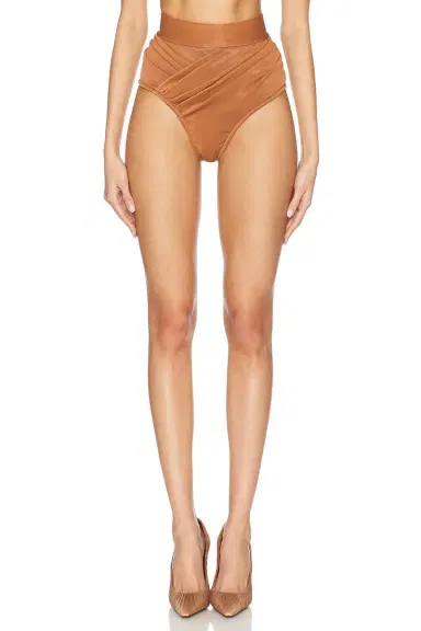 LaQuan Smith Draped Brief | Thumbnail 2 LaQuan Smith Draped Brief | Thumbnail 2