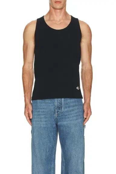 Bottega Veneta Compact Cotton Rib Jersey Tank Top | Thumbnail 4 Bottega Veneta Compact Cotton Rib Jersey Tank Top | Thumbnail 4