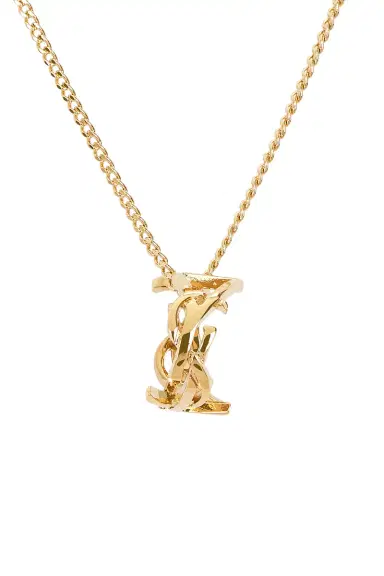 Saint Laurent YSL Necklace | Thumbnail 3 Saint Laurent YSL Necklace | Thumbnail 3