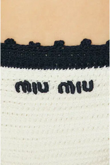 Miu Miu Cotton Crochet Bottom | Thumbnail 5 Miu Miu Cotton Crochet Bottom | Thumbnail 5