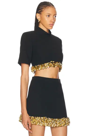 SIMKHAI Jalen Cropped Top | Thumbnail 2 SIMKHAI Jalen Cropped Top | Thumbnail 2
