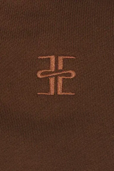 ÉTERNE Cropped Half Zip Sweatshirt | Thumbnail 5 ÉTERNE Cropped Half Zip Sweatshirt | Thumbnail 5