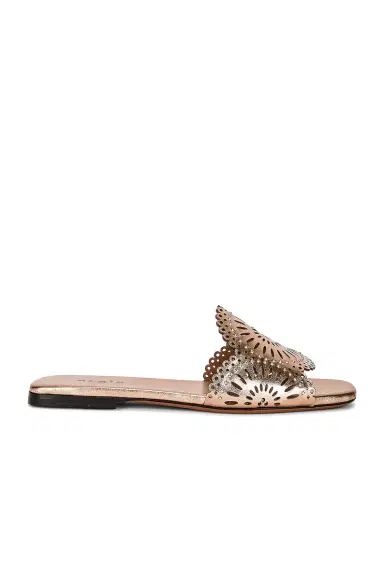ALAÏA Perforated Molukai Mules | Thumbnail 1 ALAÏA Perforated Molukai Mules | Thumbnail 1