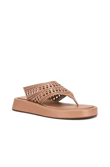 Alaïa Vienne Thong Platform Sandals | Thumbnail 2 Alaïa Vienne Thong Platform Sandals | Thumbnail 2