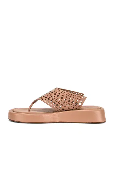 Alaïa Vienne Thong Platform Sandals | Thumbnail 5 Alaïa Vienne Thong Platform Sandals | Thumbnail 5
