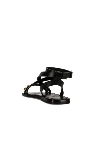 Alaïa Flat Ankle Strap Sandals | Thumbnail 3 Alaïa Flat Ankle Strap Sandals | Thumbnail 3