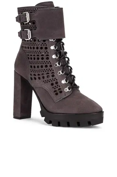 Alaïa Perforated Military Boots | Thumbnail 2 Alaïa Perforated Military Boots | Thumbnail 2