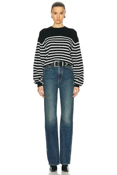 KHAITE Danielle Straight Leg Jeans | Thumbnail 4 KHAITE Danielle Straight Leg Jeans | Thumbnail 4