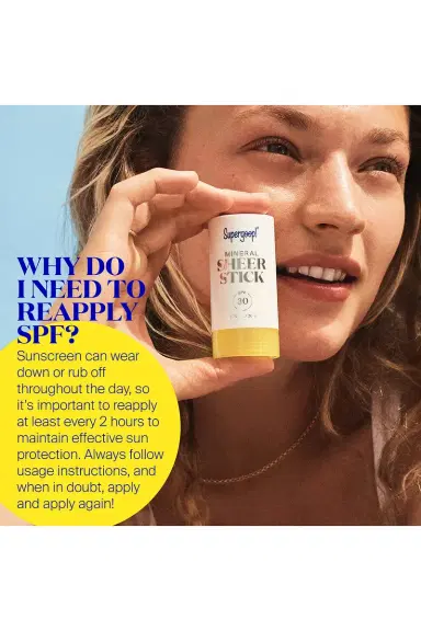 Supergoop! Mineral Sheer Stick SPF 30 | Thumbnail 12 Supergoop! Mineral Sheer Stick SPF 30 | Thumbnail 12