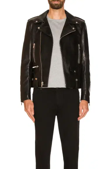 Saint Laurent Classic Motorcycle Jacket | Thumbnail 3 Saint Laurent Classic Motorcycle Jacket | Thumbnail 3