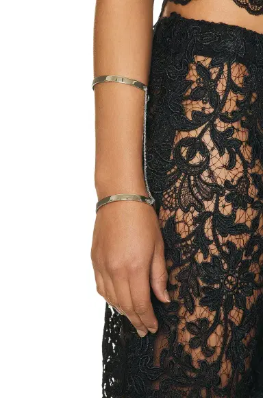 Saint Laurent Double Chain Bracelet | Thumbnail 2 Saint Laurent Double Chain Bracelet | Thumbnail 2